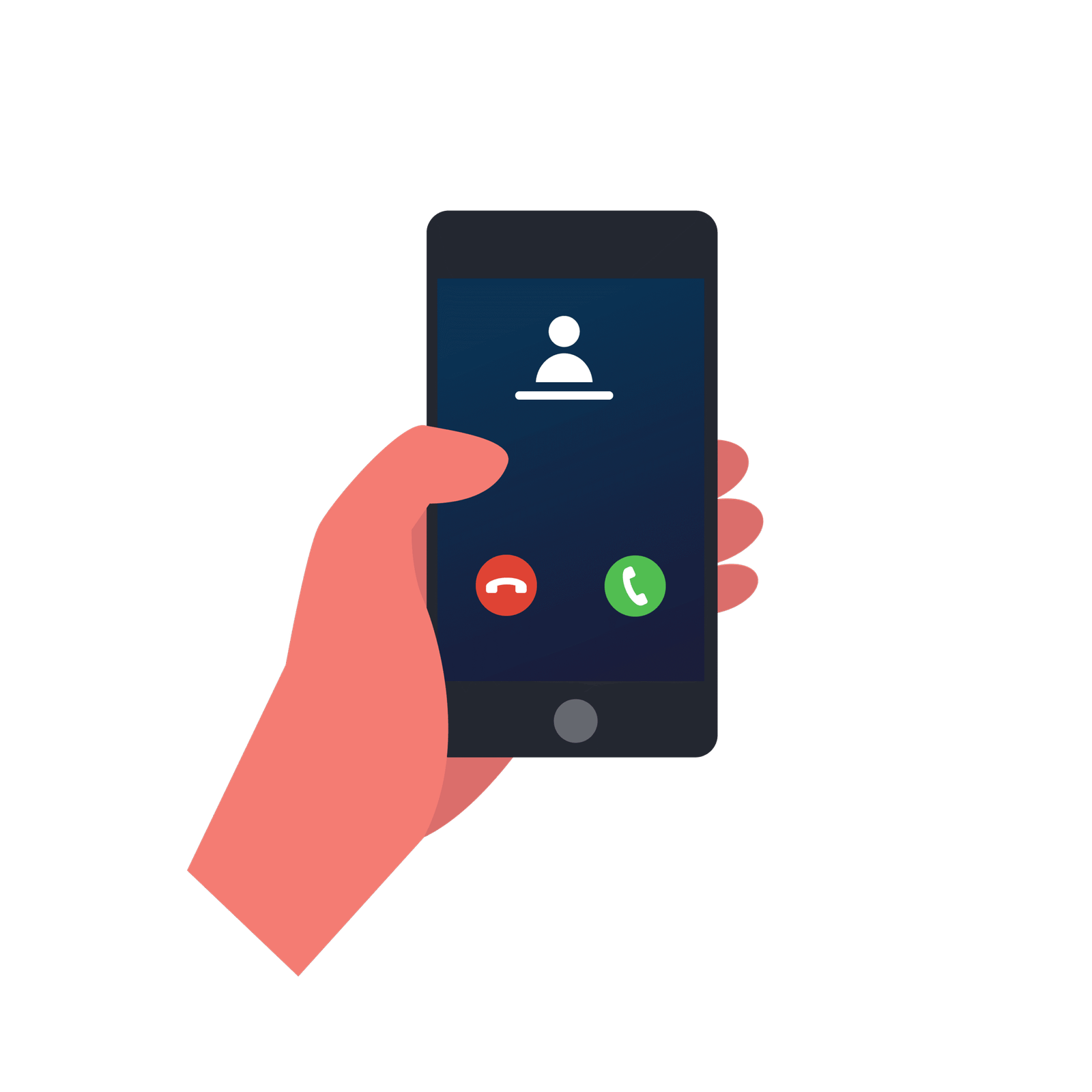 —pngtree—hands holding phone with incoming 8499815