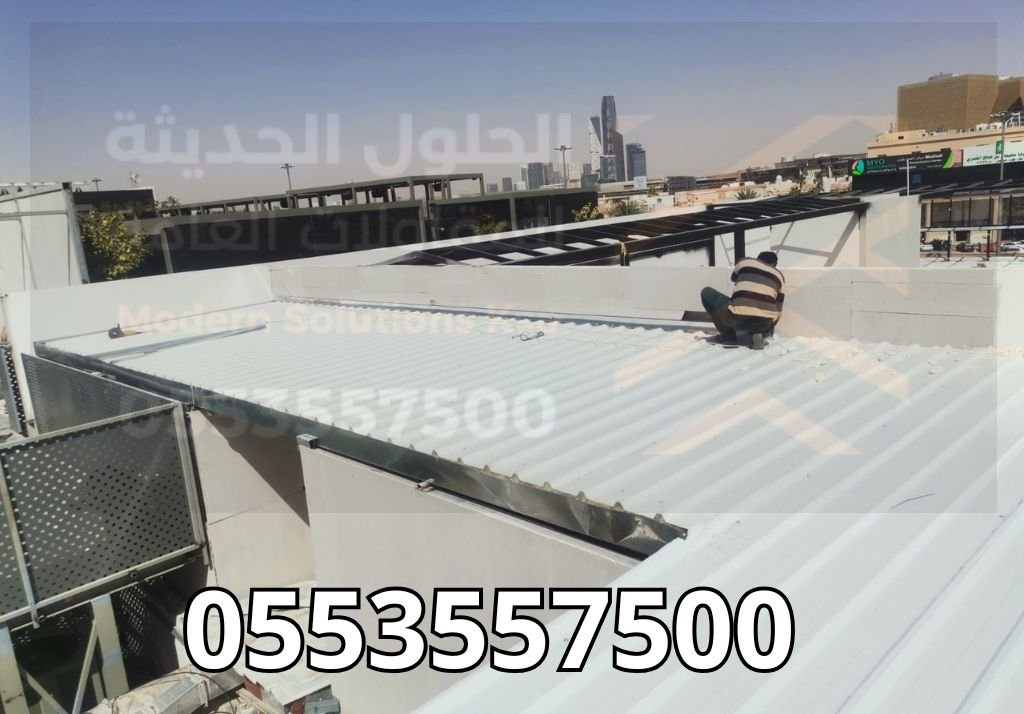 تركيب سقف ساندوتش بانل (1)